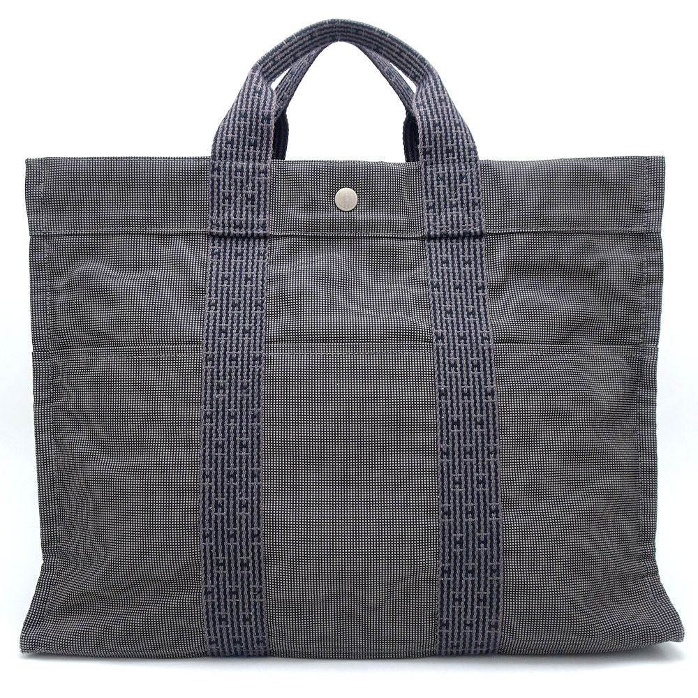 Hermes Nylon Canvas Tote MM Handbag