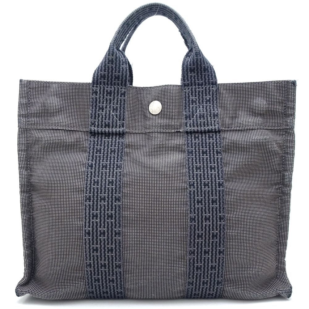 Hermes Nylon Canvas Tote PM Handbag