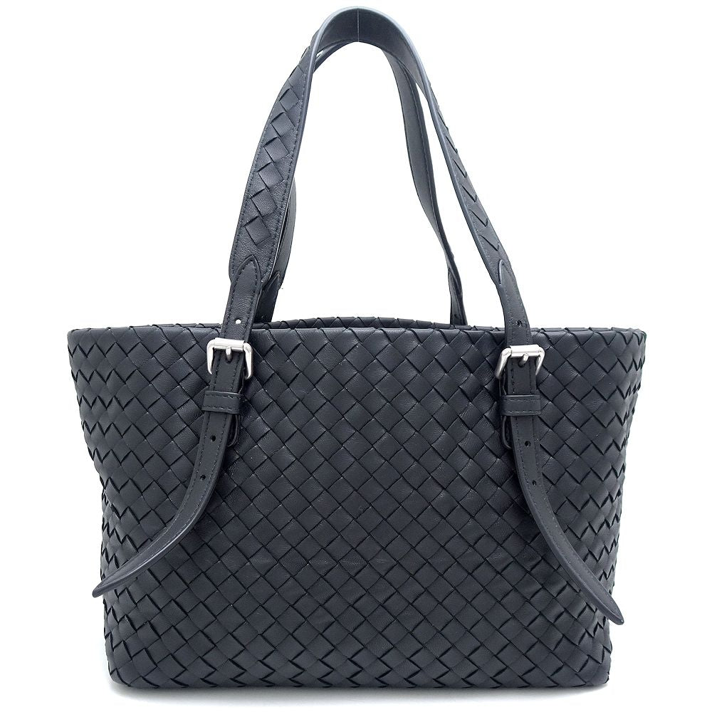 Bottega Veneta Leather Intrecciato Tote Bag