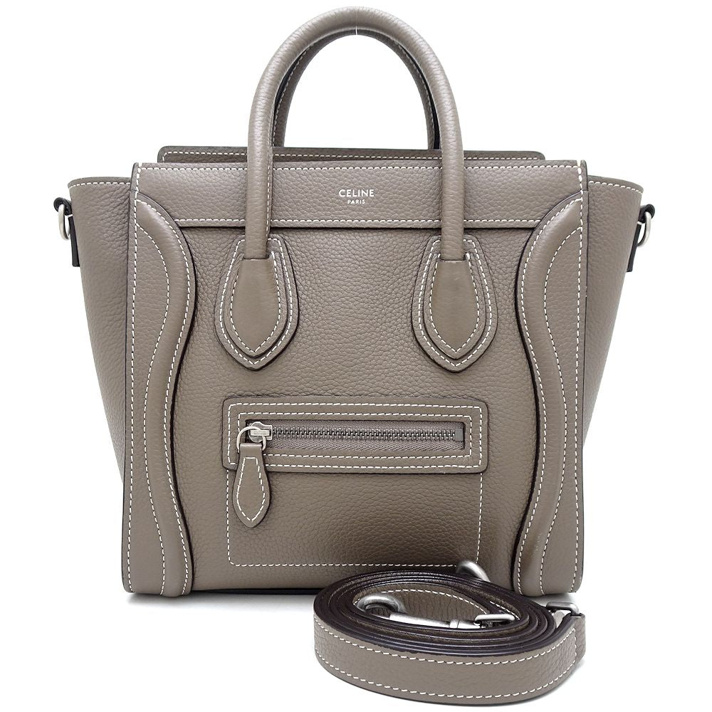 Celine Luggage Nano Shopper Shoulder Bag