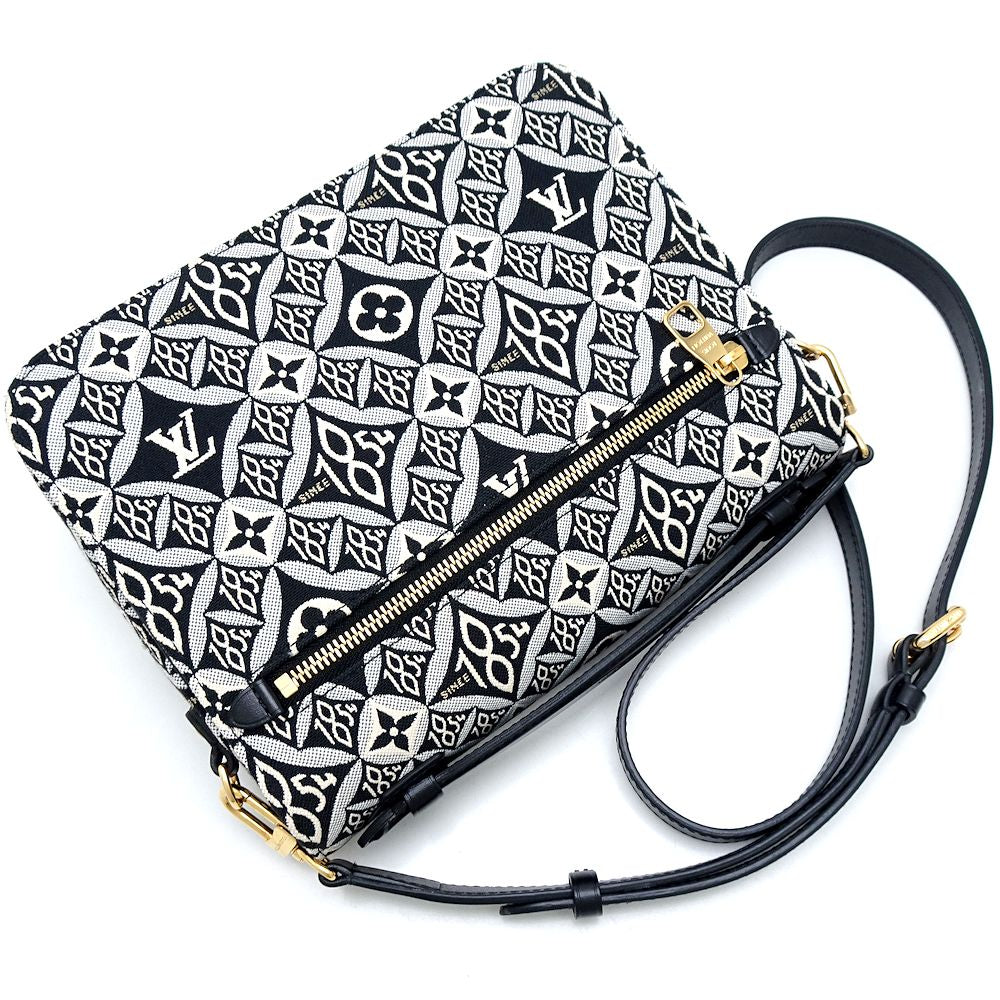 Louis Vuitton Jacquard Leather Pochette Metis MM