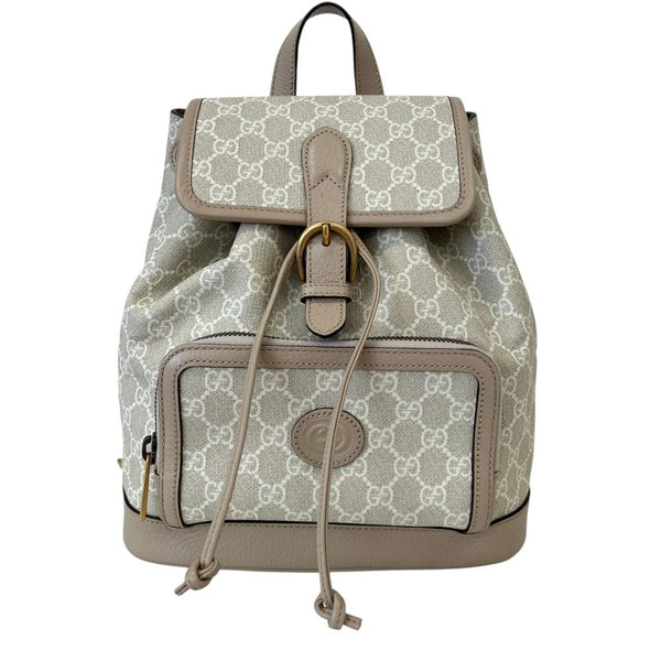 Gucci GG Supreme Interlocking G Backpack