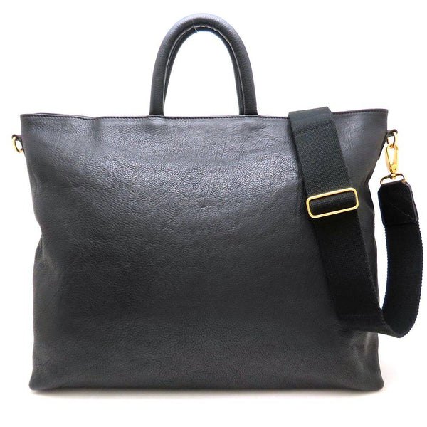 HIROFU Leather 2way Boston Bag