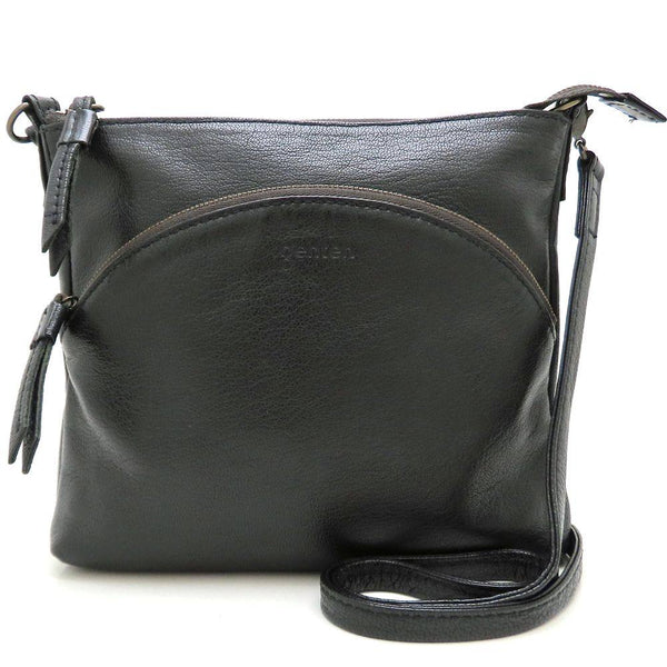 genten Goat Leather Shoulder Bag