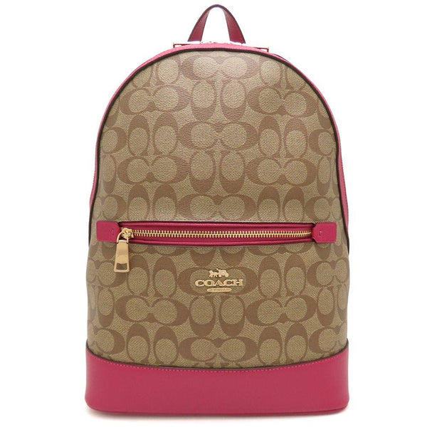 Coach Kenley Canvas Leather Backpack
