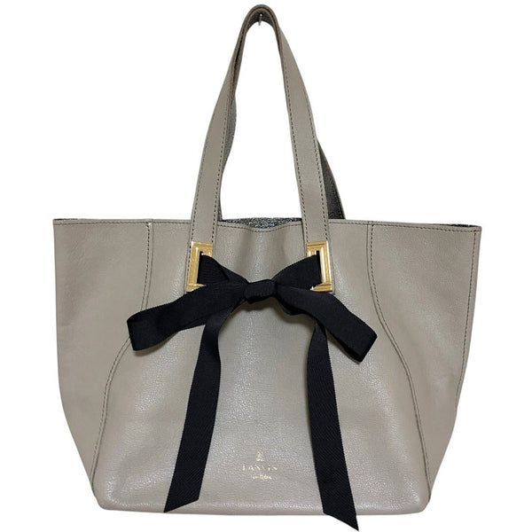 Lanvin en Bleu Leather Tote Bag