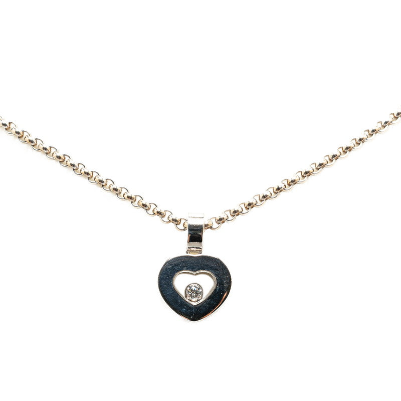 Chopard Happy Diamond Heart Necklace K18WG