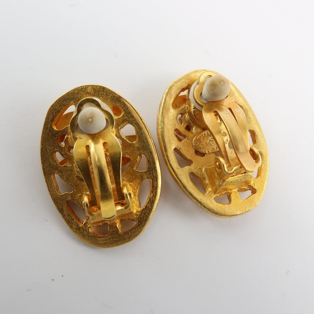 Chanel Gold Plated 95A Vintage Earrings