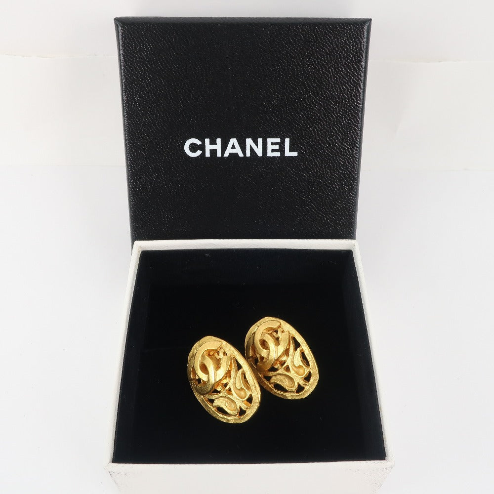 Chanel Gold Plated 95A Vintage Earrings