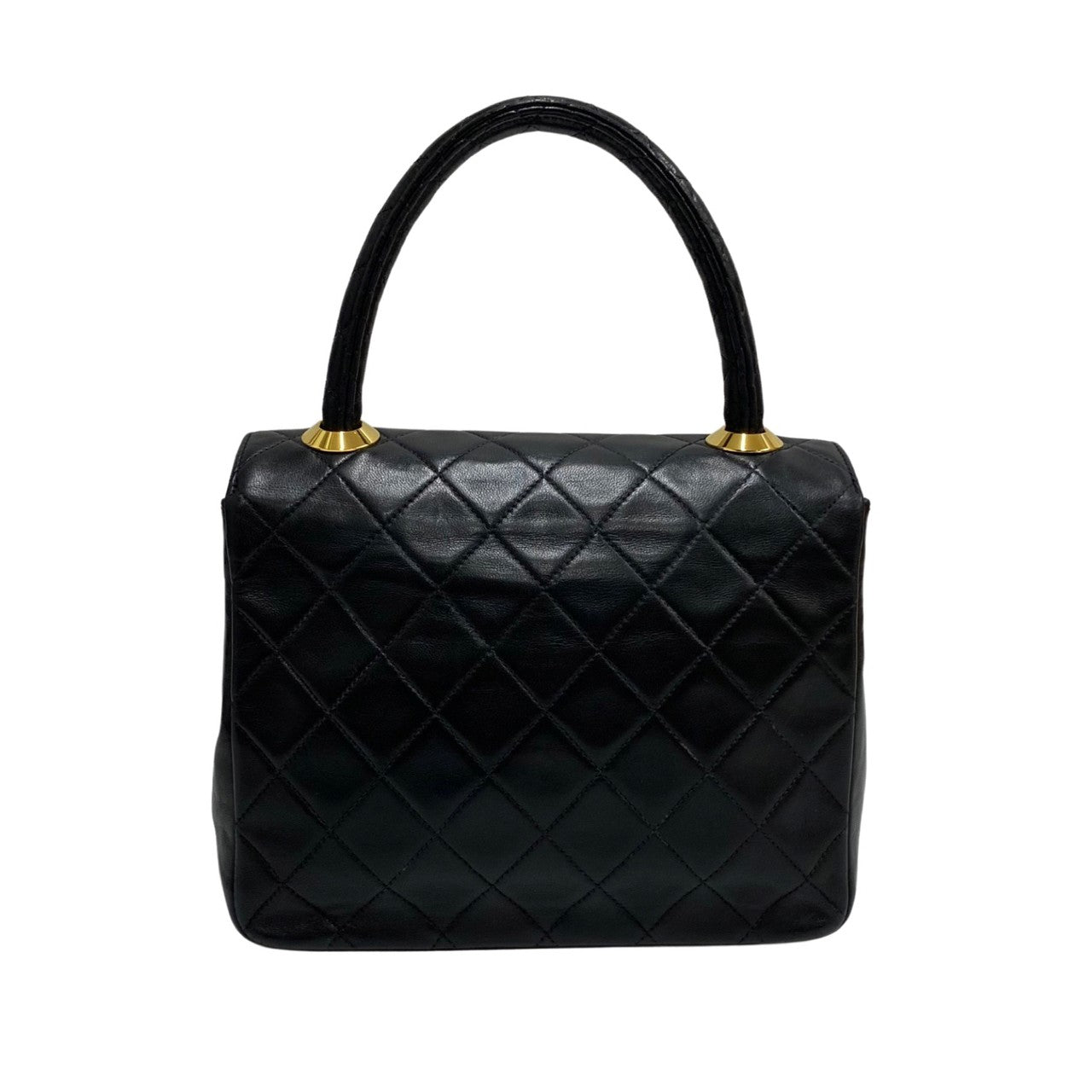 Chanel Lambskin Matelasse Coco Mark Mini Handbag