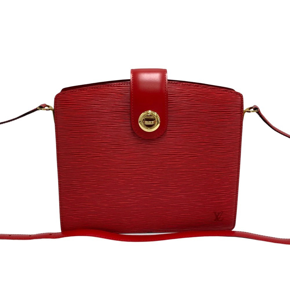 Louis Vuitton Capucines Leather Shoulder Bag M52347 in Good condition