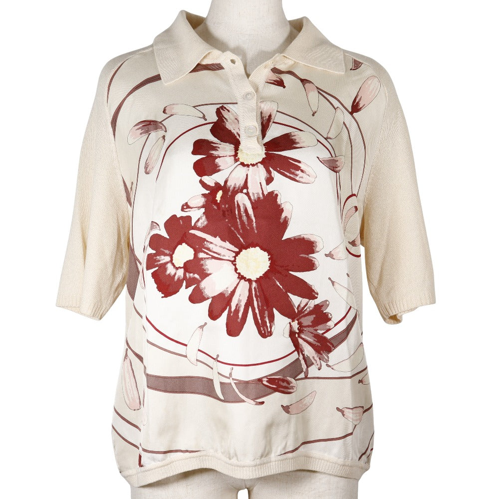 Hermes Silk Cashmere Floral T-Shirt