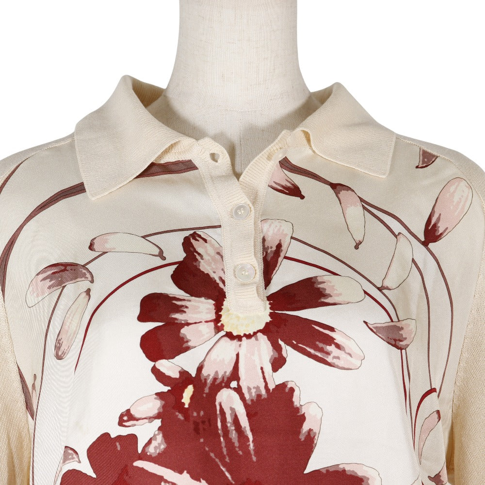 Hermes Silk Cashmere Floral T-Shirt