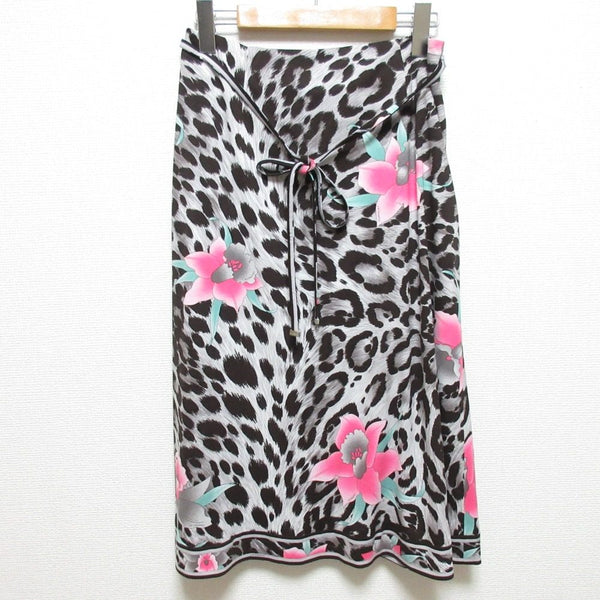 Leonard Fashion stretch leopard flower print skirt