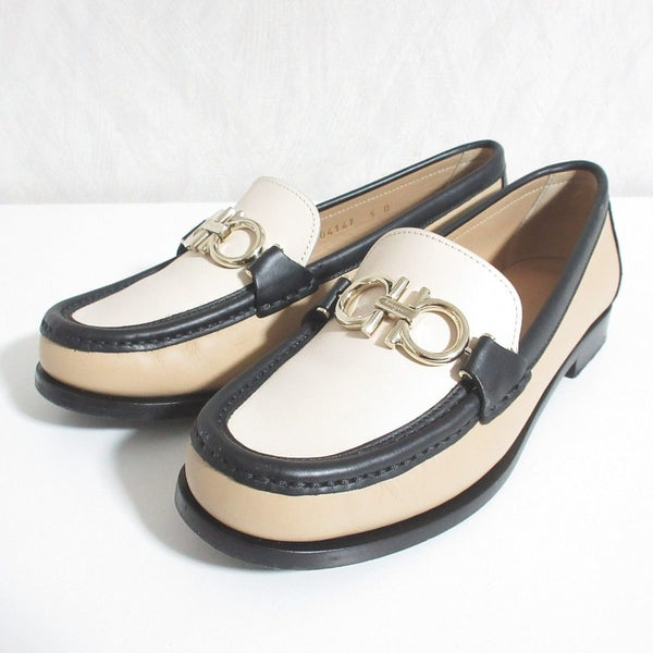 Salvatore Ferragamo Gancini Leather Loafers