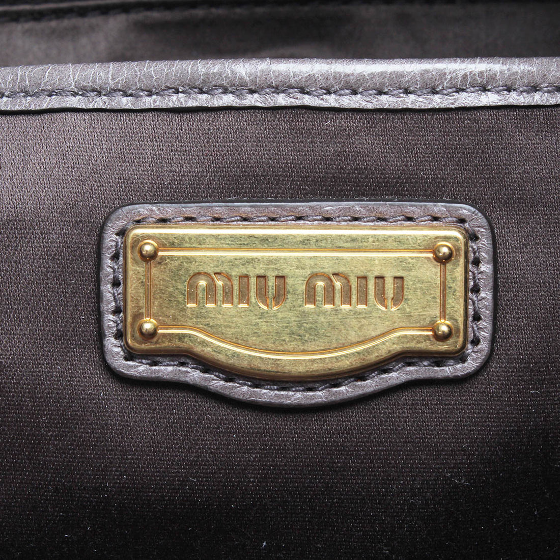 Miu Miu Leather Shoulder Bag Leather Shoulder Bag in Great Condition