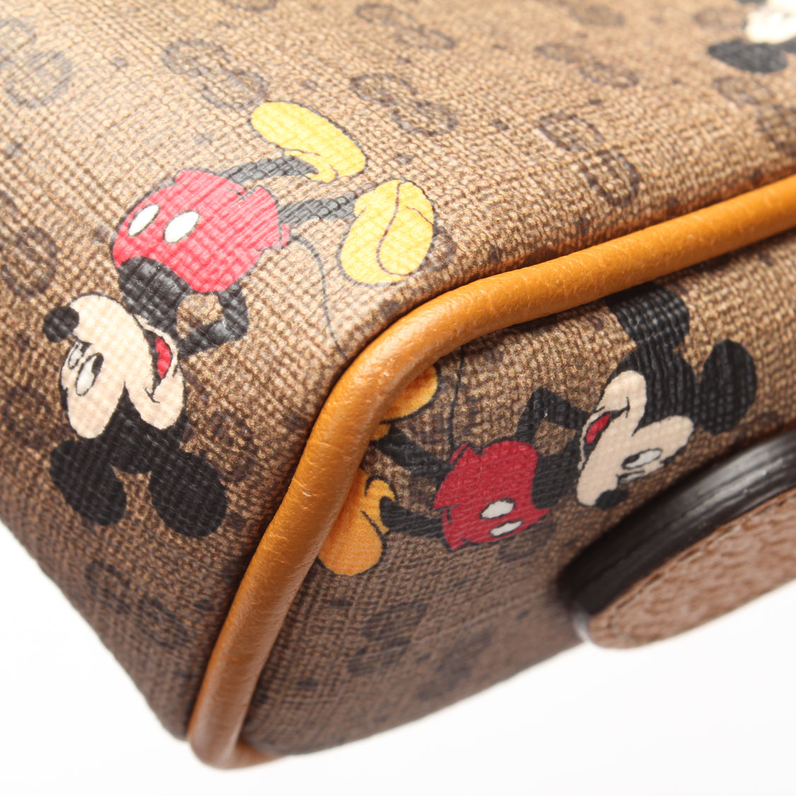 GG Supreme Mickey Mouse Zip Shoulder Bag 602536