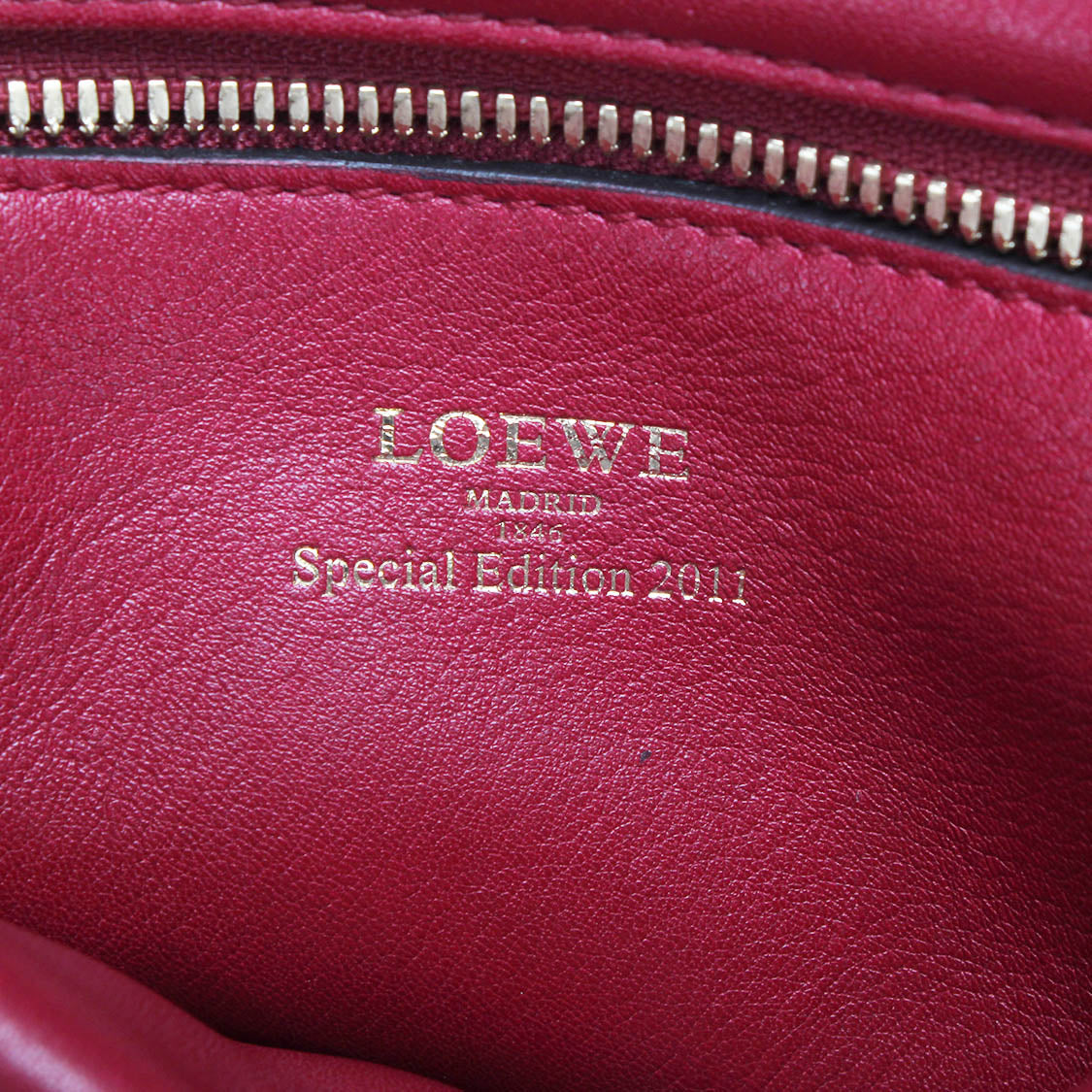 Loewe Leather Amazona 35 Leather Handbag in Very Good Condition