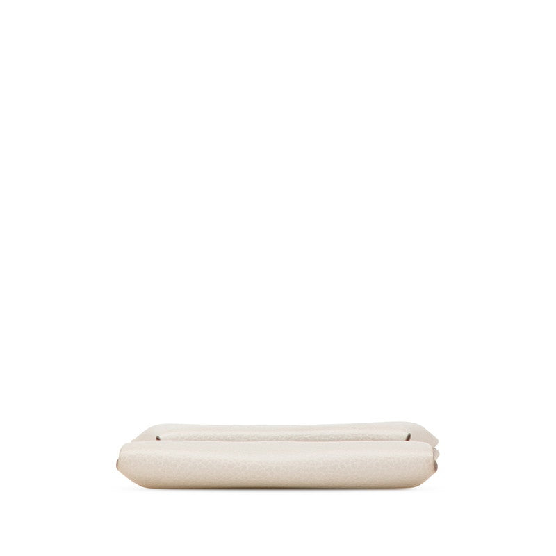 Hermes Bastia Coin Case Beige Ivory