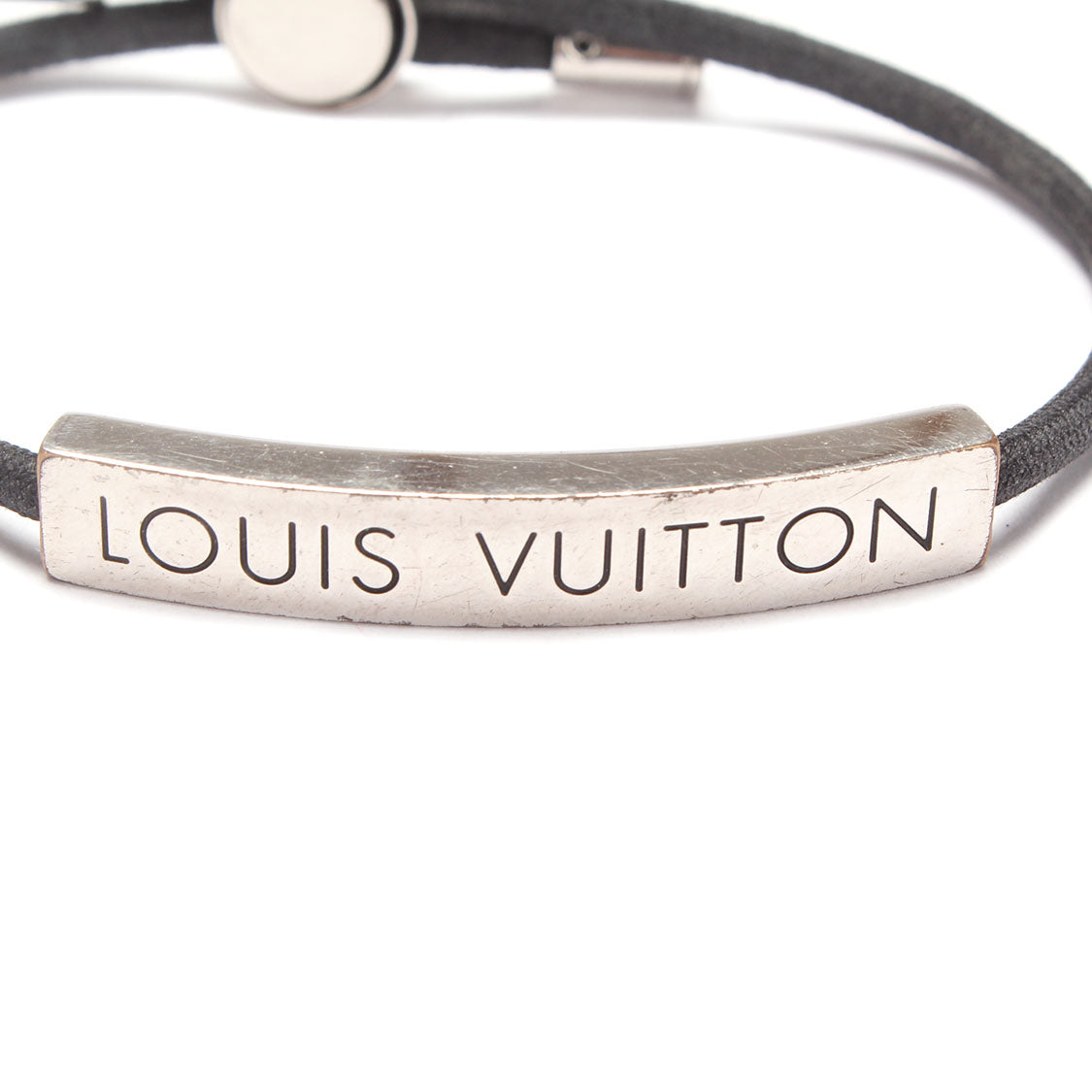 Louis Vuitton Bracelet Space LV M67417 Nylon Black LOUIS VUITTON