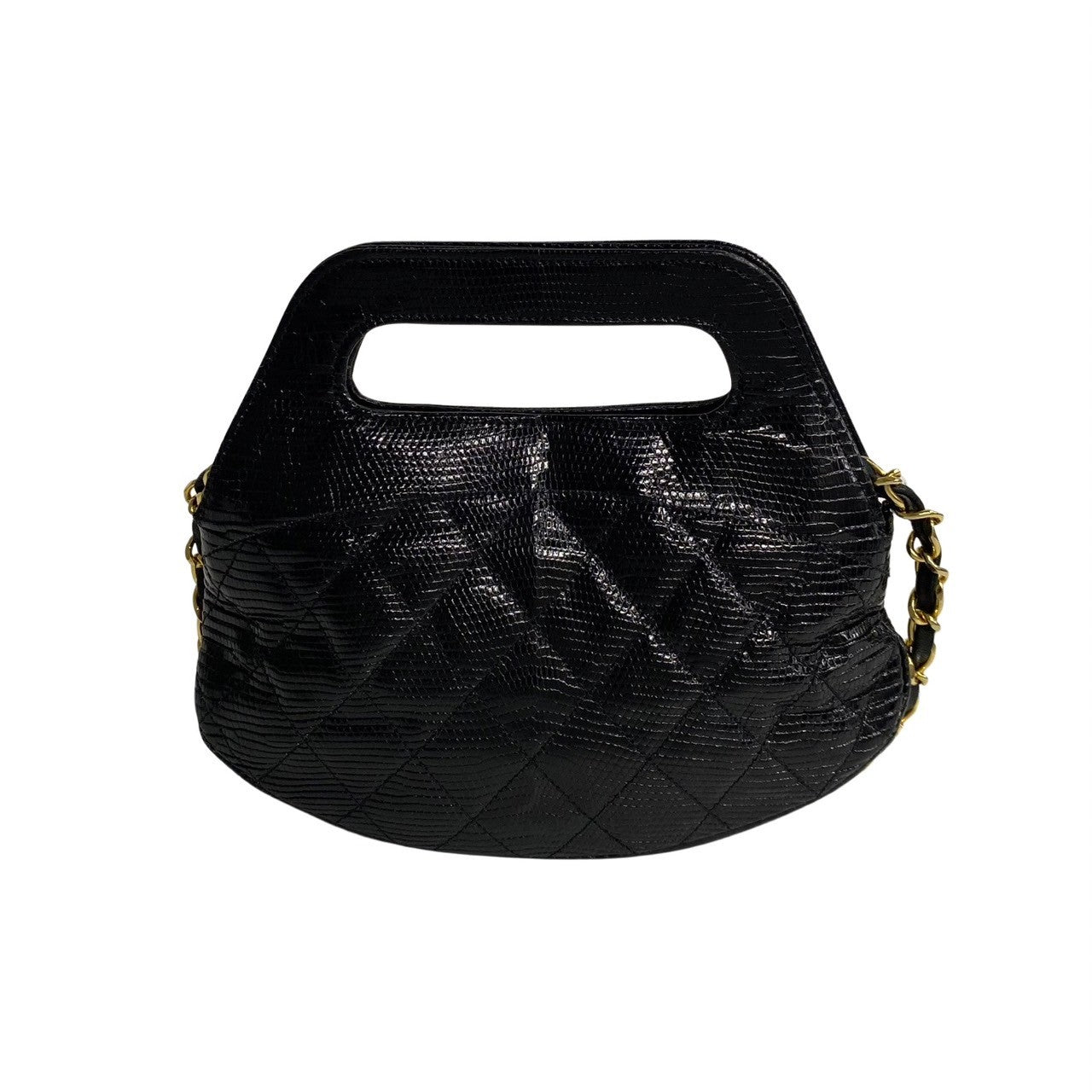 Chanel Lizard Leather 2way Mini Shoulder Bag