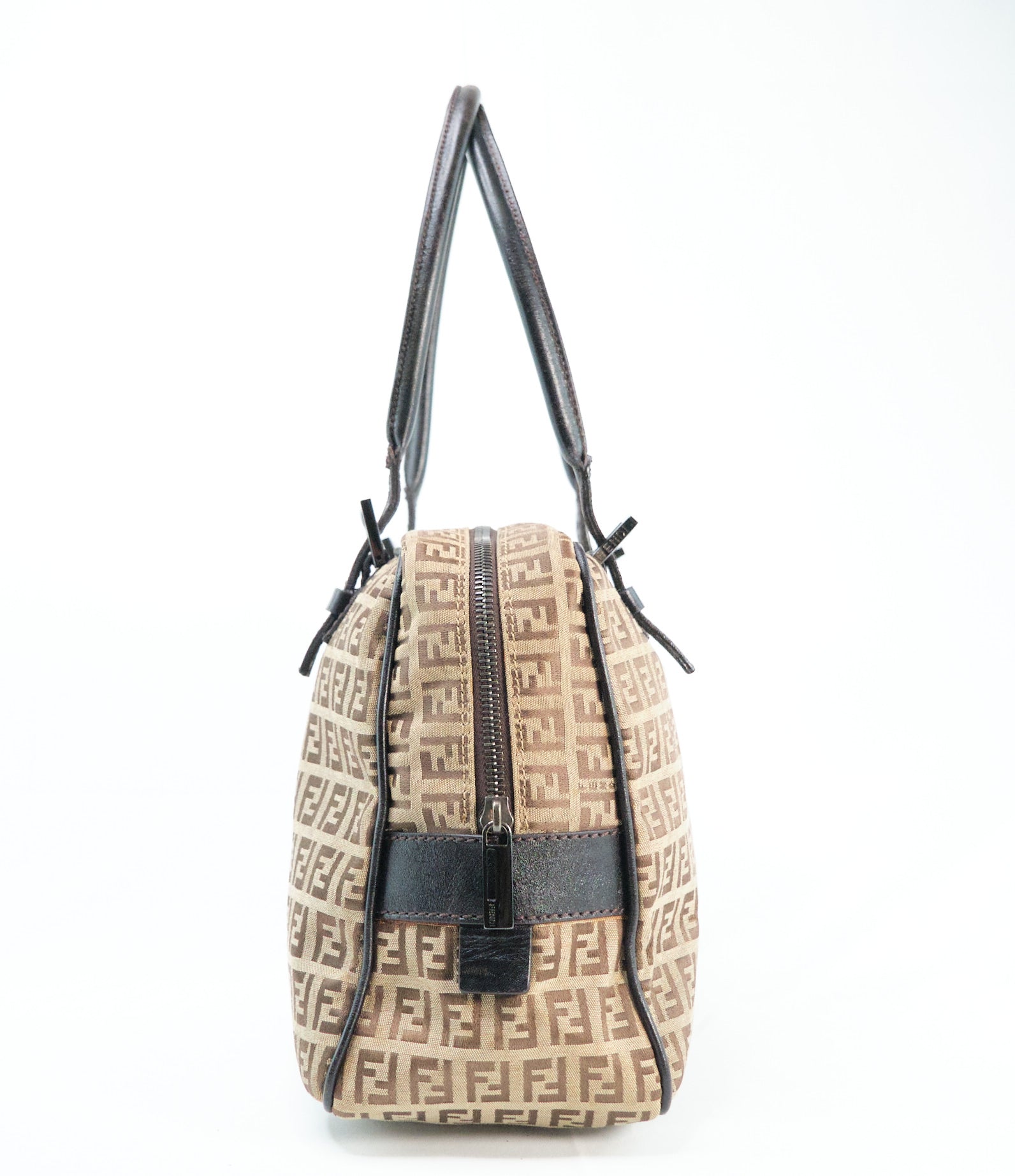 Fendi Zucchino Canvas Handbag Canvas Handbag in Very Good Condition