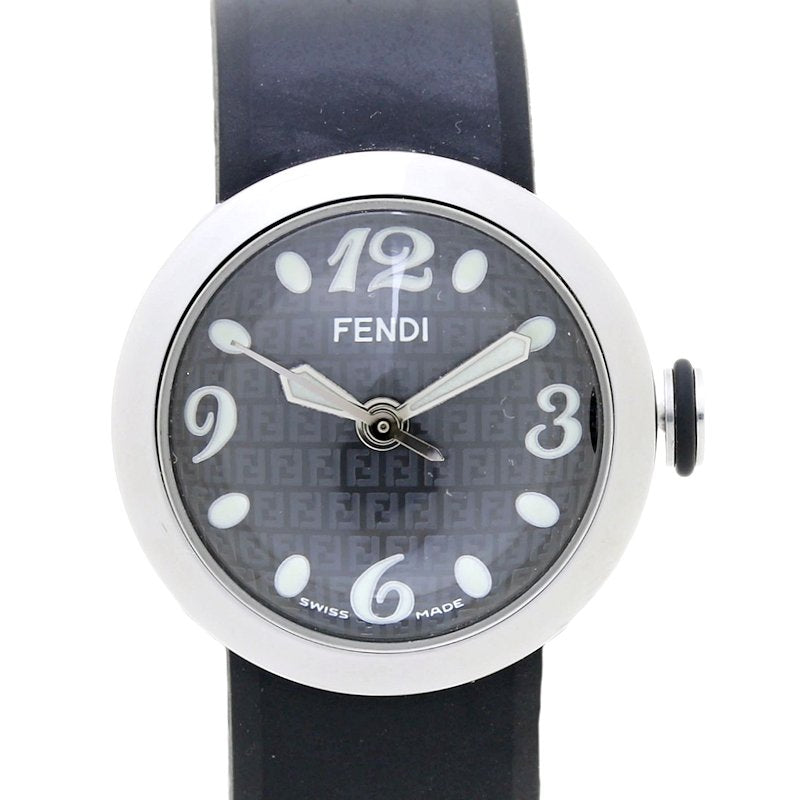 Fendi Stainless Steel Rubber Quartz Watch F802211