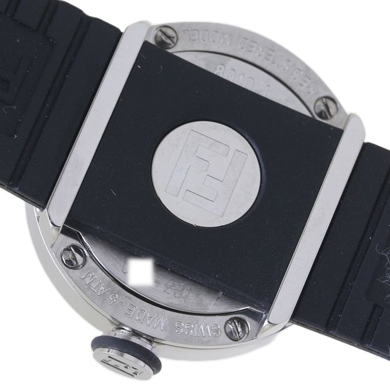 Fendi Stainless Steel Rubber Quartz Watch F802211