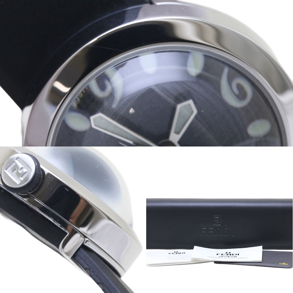 Fendi Stainless Steel Rubber Quartz Watch F802211