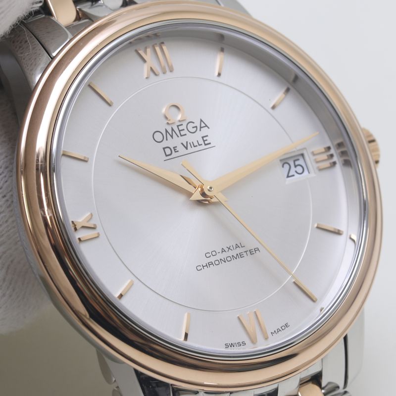 Omega De Ville Prestige Rose Gold Stainless Steel Watch