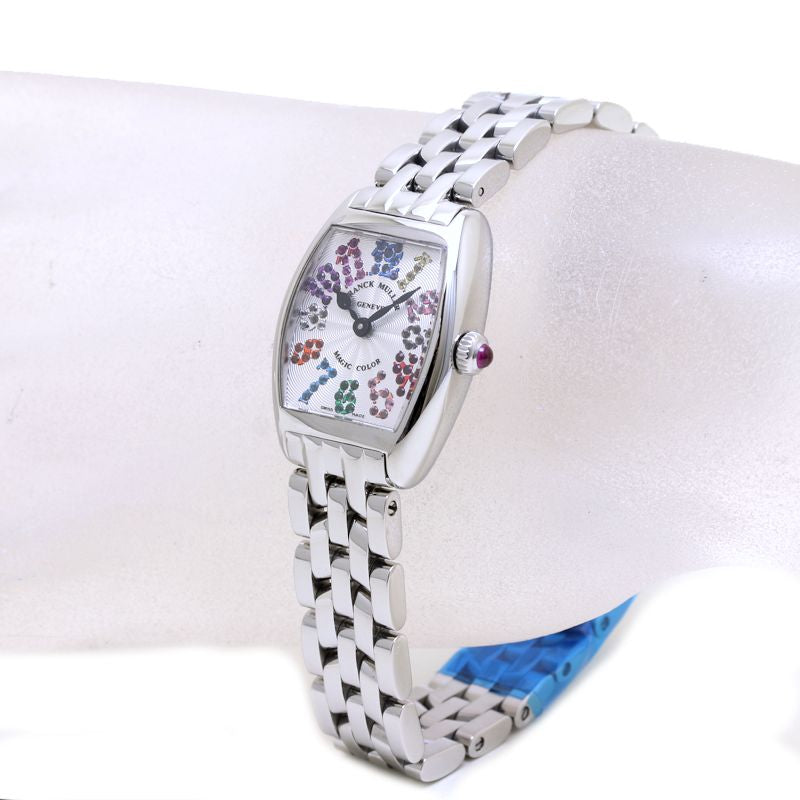 Franck Muller Tonneau Curvex Magic Color Quartz Watch