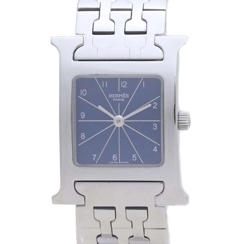 Hermes Stainless Steel Quartz H Watch HH1.210.630/4804