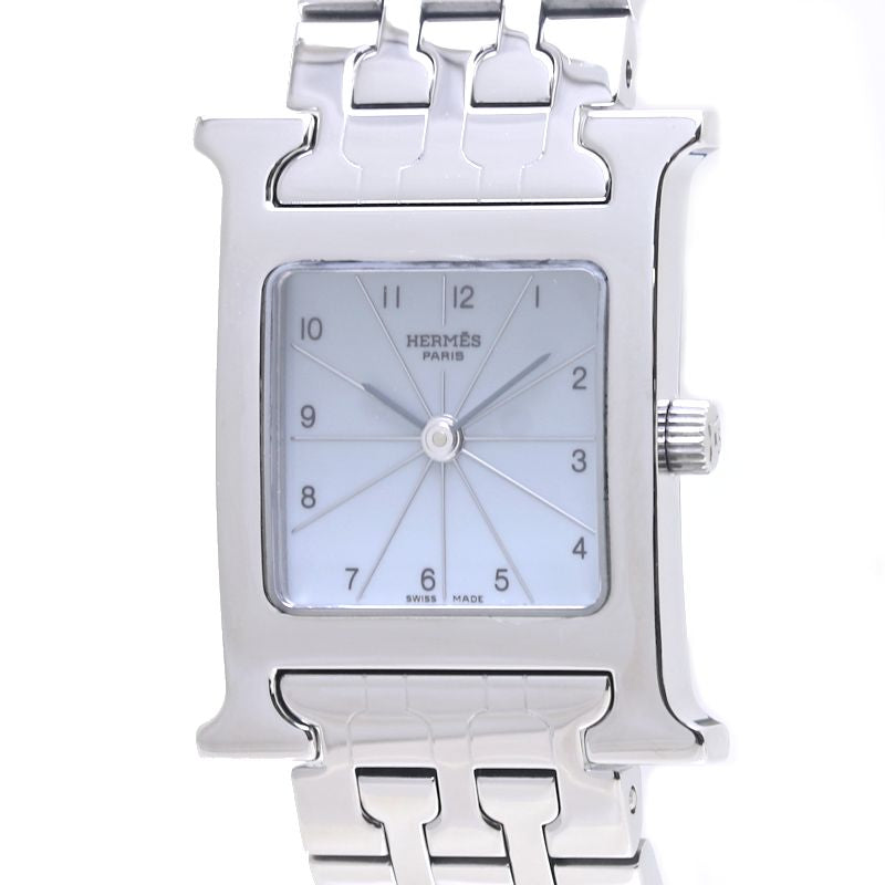 Hermes Stainless Steel Quartz H Watch HH1.210.632/4804