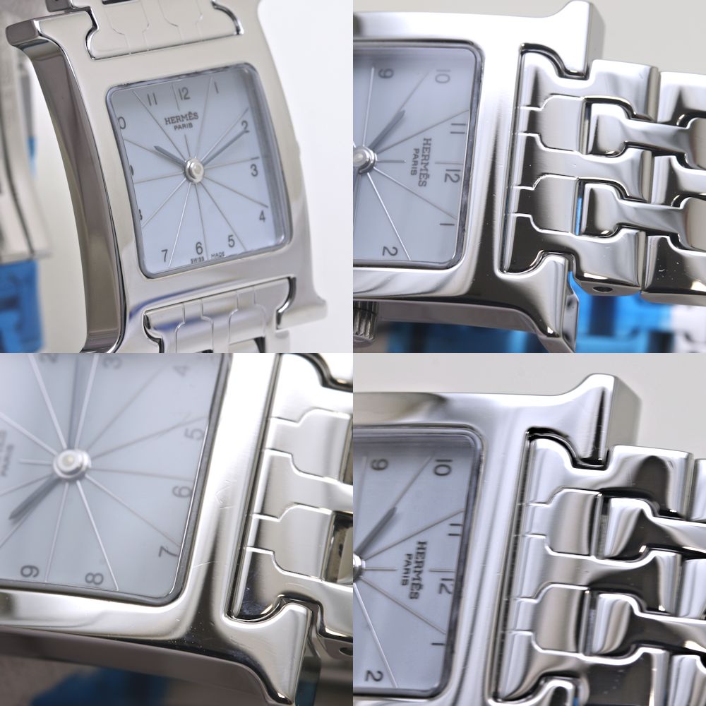 Hermes Stainless Steel Quartz H Watch HH1.210.632/4804