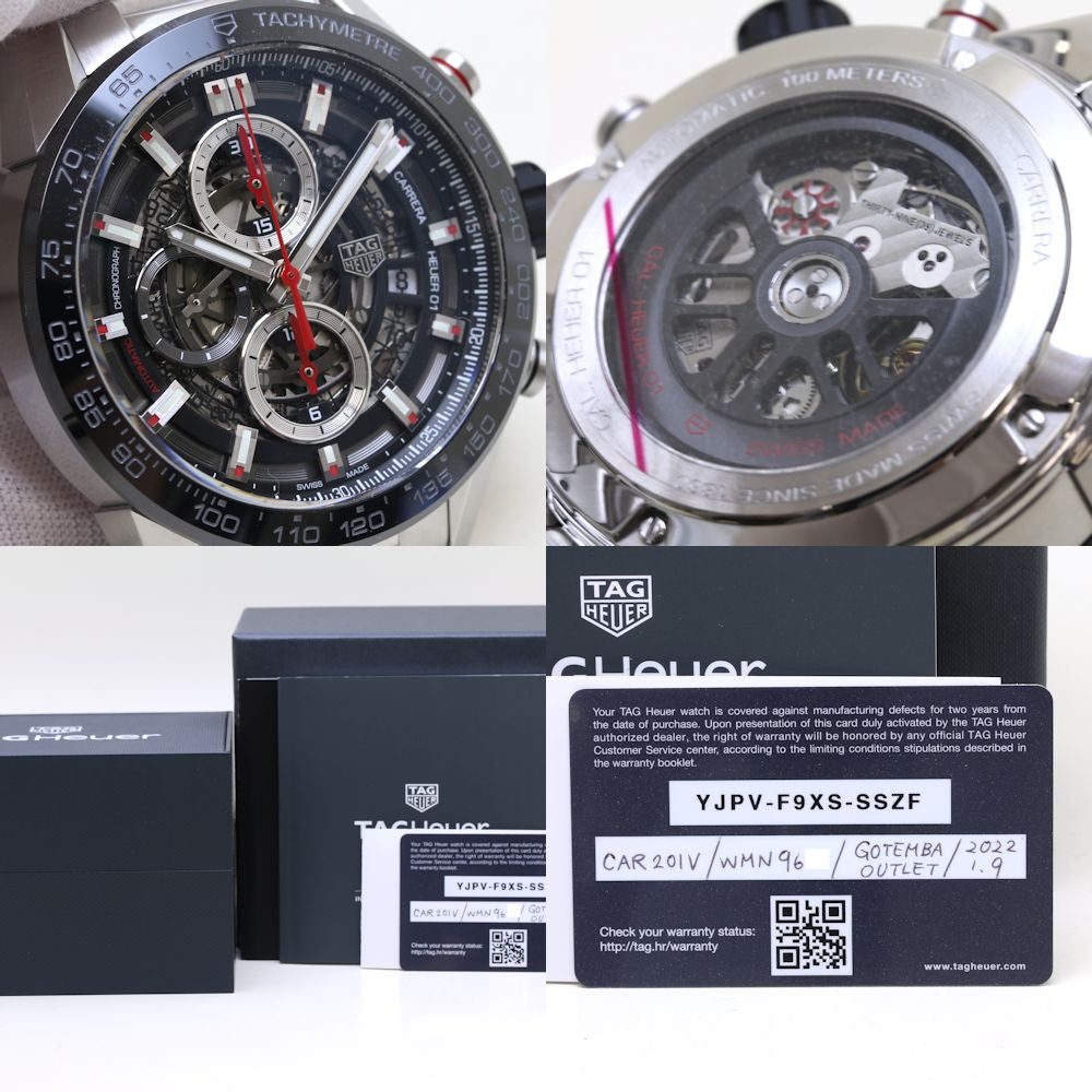 TAG Heuer Carrera Chronograph Calibre Heuer 01 Watch CAR201V.BA0766