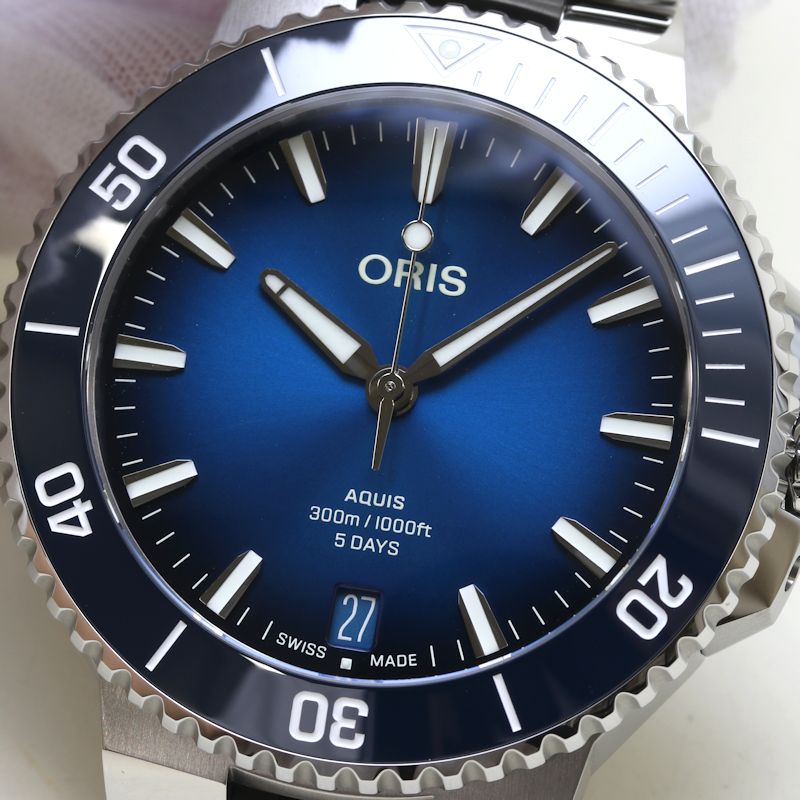 ORIS Aquis Date 01 400 7790 4135-07 Men's Watch