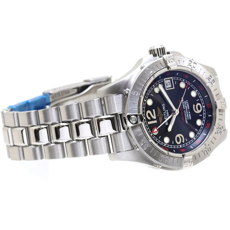 Breitling Superocean GMT Automatic Watch