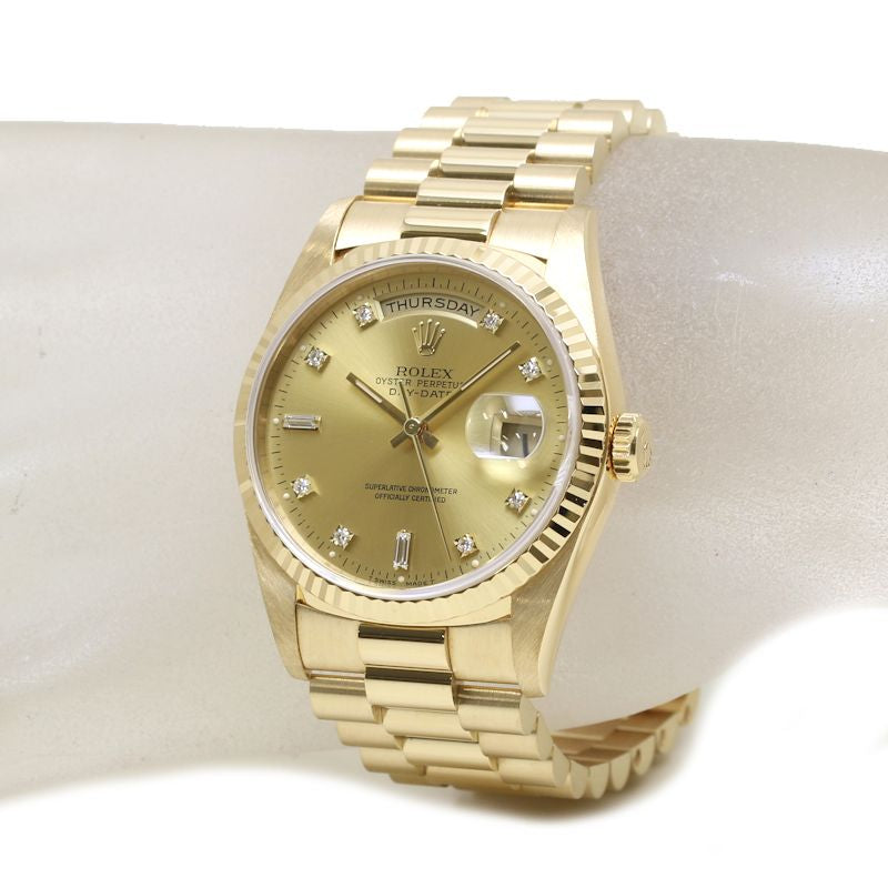 Rolex Day-Date 18238A Diamond K18YG Watch