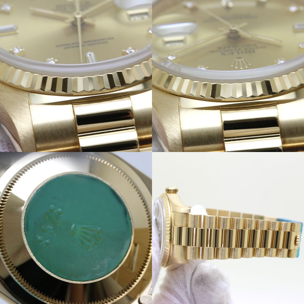 Rolex Day-Date 18238A Diamond K18YG Watch