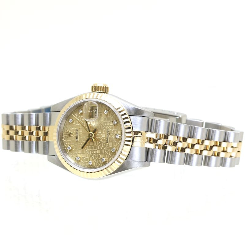 Rolex Datejust 10P Diamond 69173G Watch