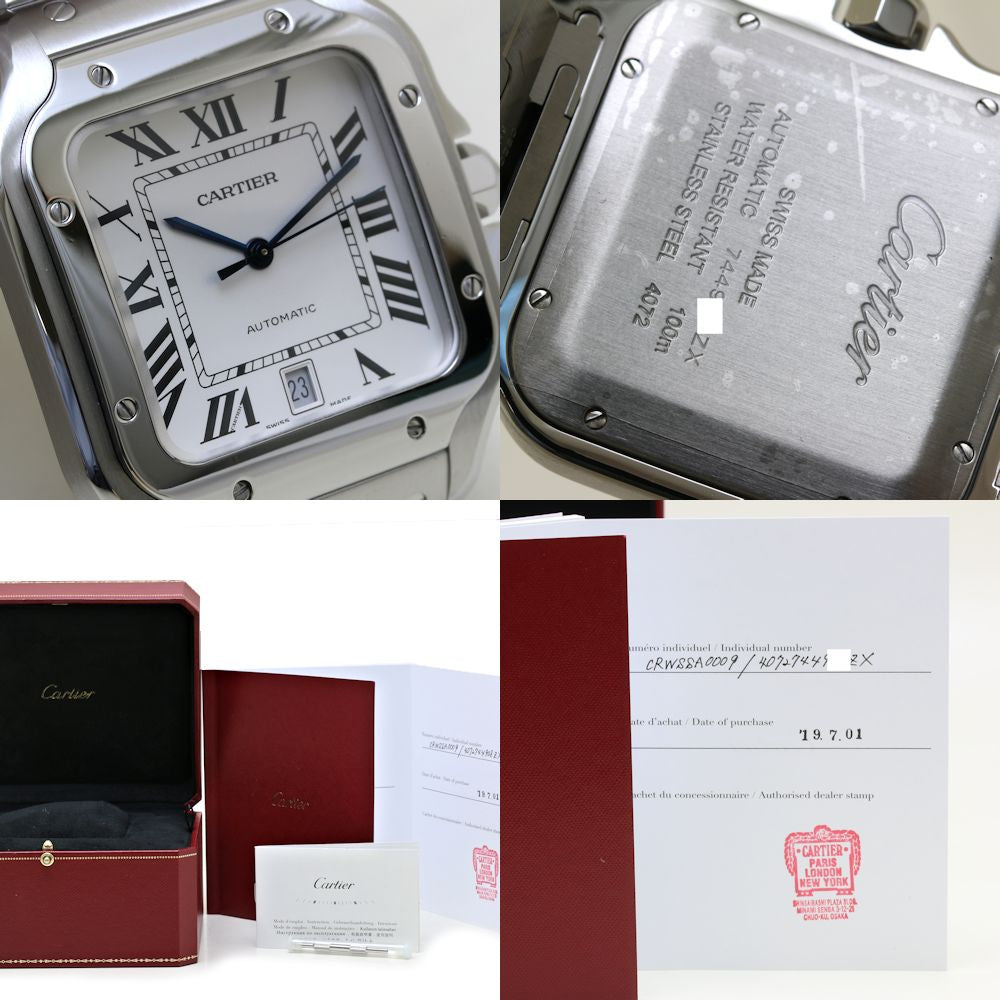 Cartier Santos de Cartier LM Stainless Steel Watch WSSA0009