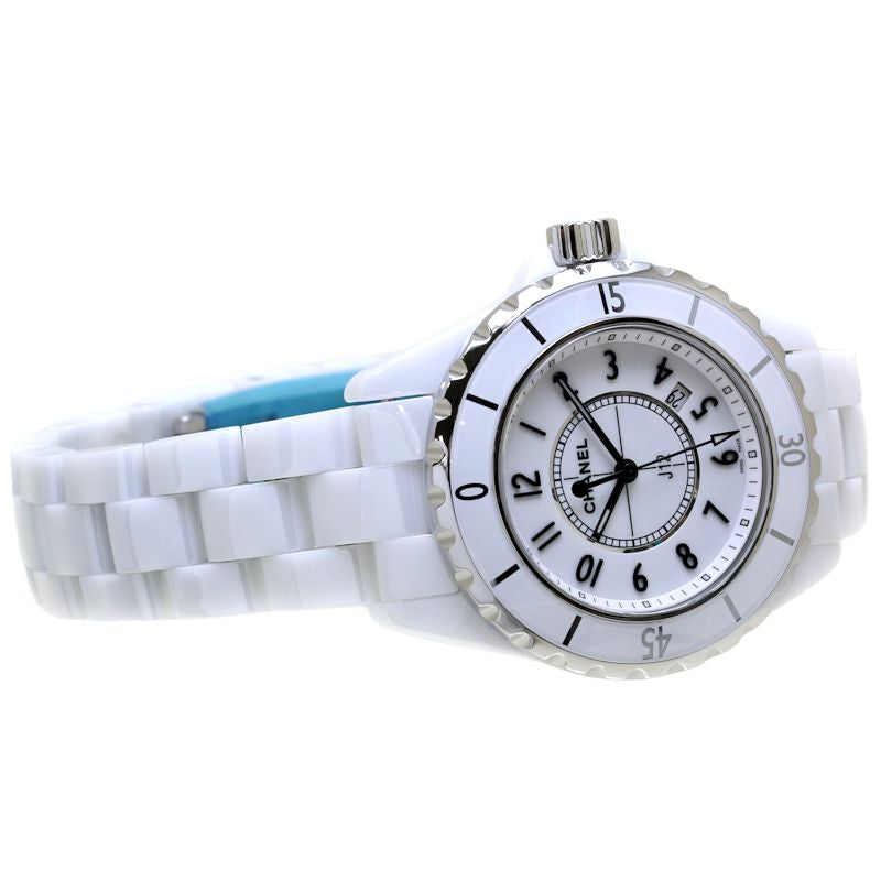 Chanel J12 White Ceramic Quartz Watch H0968