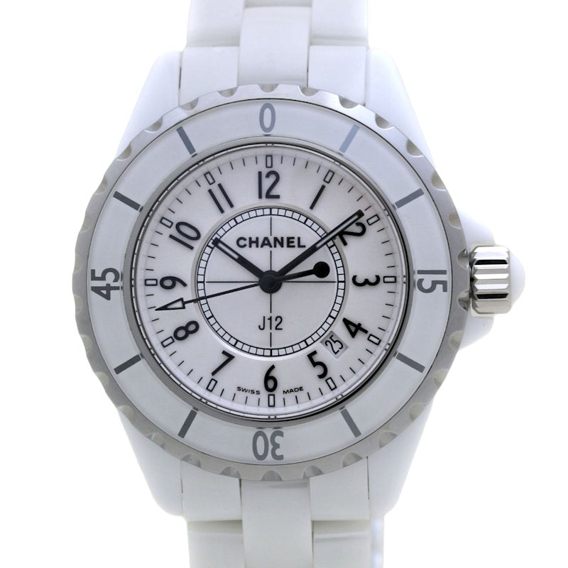 Chanel J12 White Ceramic Stainless Steel Quartz Watch