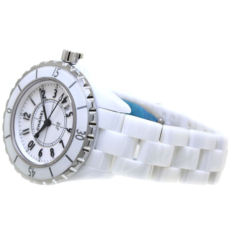 Chanel J12 White Ceramic Stainless Steel Quartz Watch