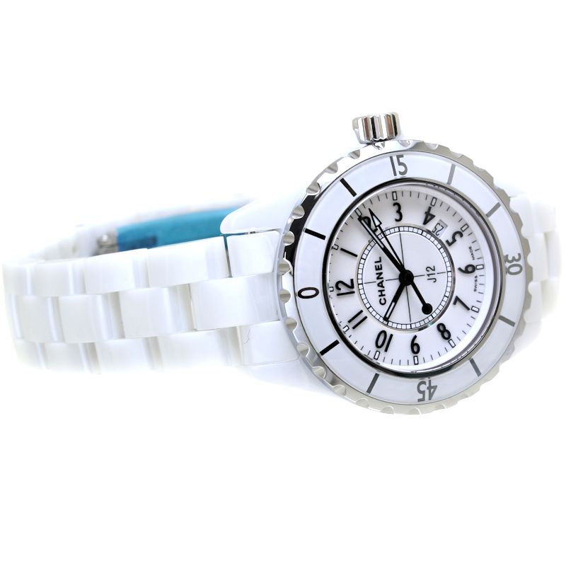 Chanel J12 White Ceramic Stainless Steel Quartz Watch