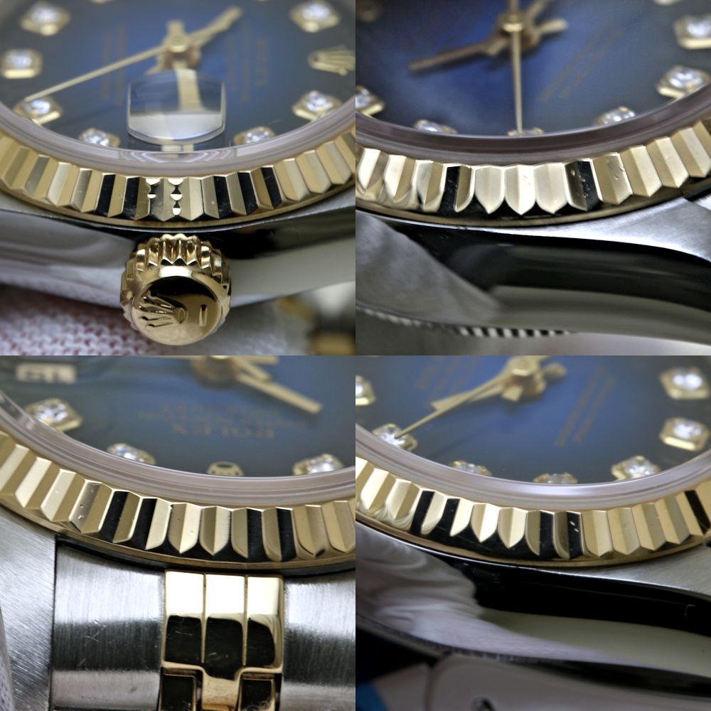 Rolex Datejust 10P Diamond 69173G Watch