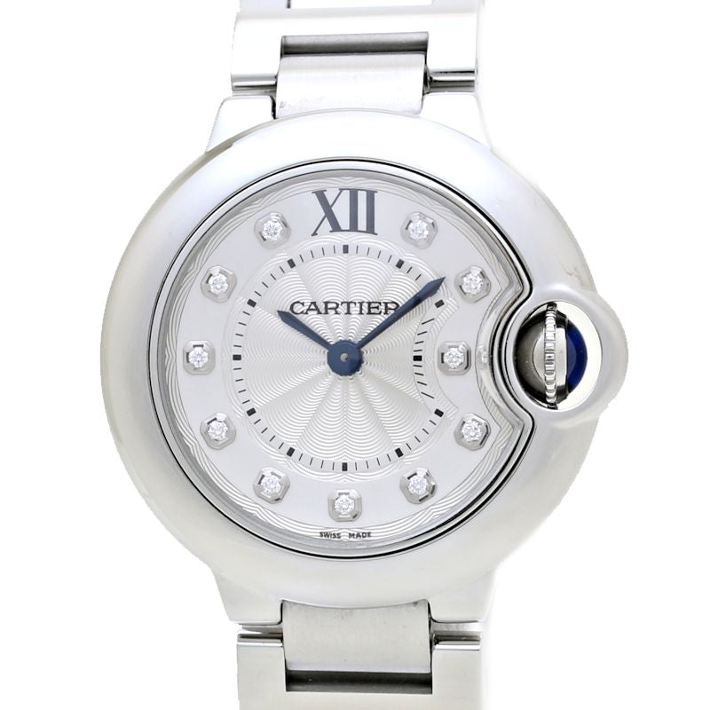 Cartier Ballon Bleu SM Diamond Stainless Steel Watch