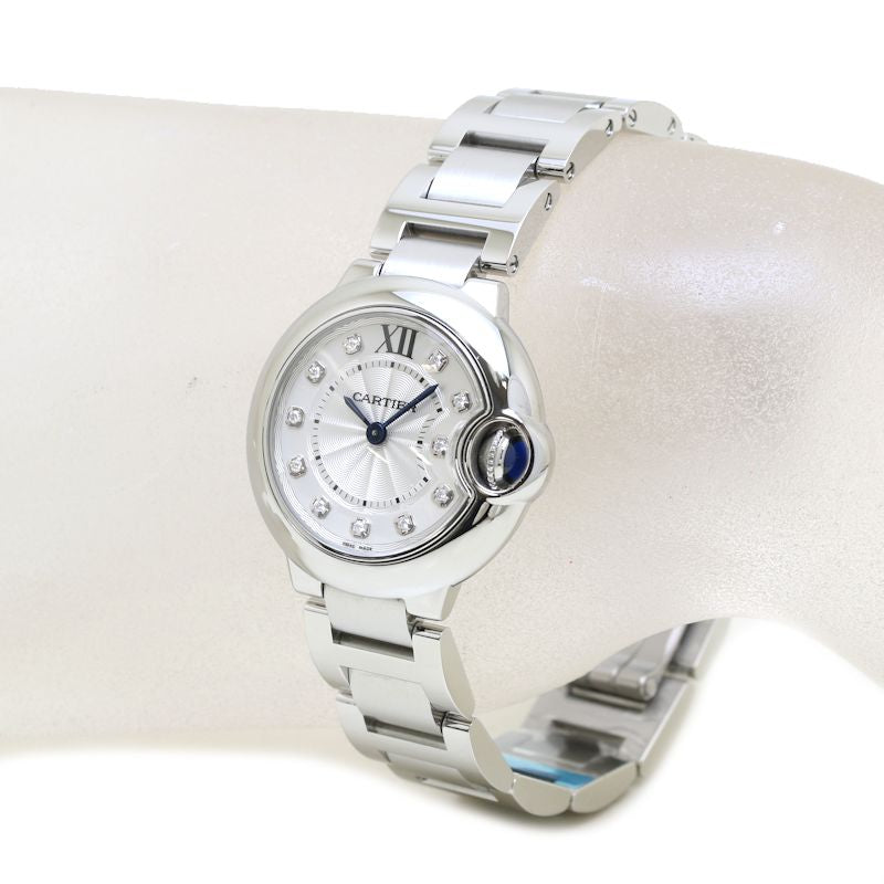 Cartier Ballon Bleu SM Diamond Stainless Steel Watch