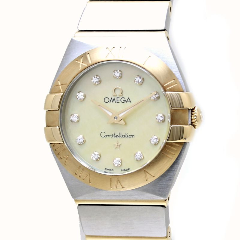 Omega Constellation Quartz Diamond Watch 123.20.24.60.57.001