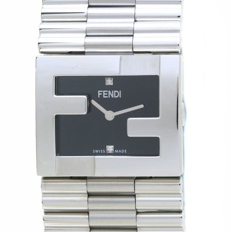 Fendi Mania Diamond Stainless Steel Bracelet